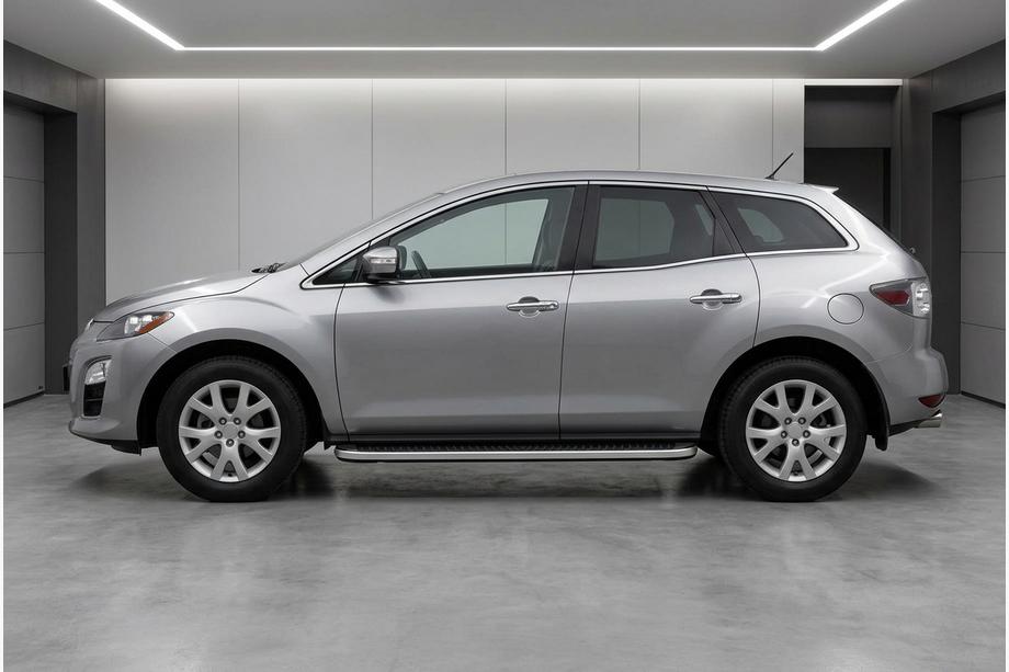 Mazda CX-7 2006–2012 Side steps Tayga Grey (set van 2, aluminium) Image