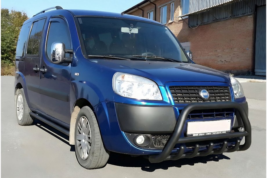 Fiat Doblo I 2001–2005 Bullbar WT003 Black (zwart) Image