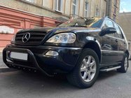 Mercedes ML W163 1997–2005 Bullbar WT003 Black (RVS) foto 4