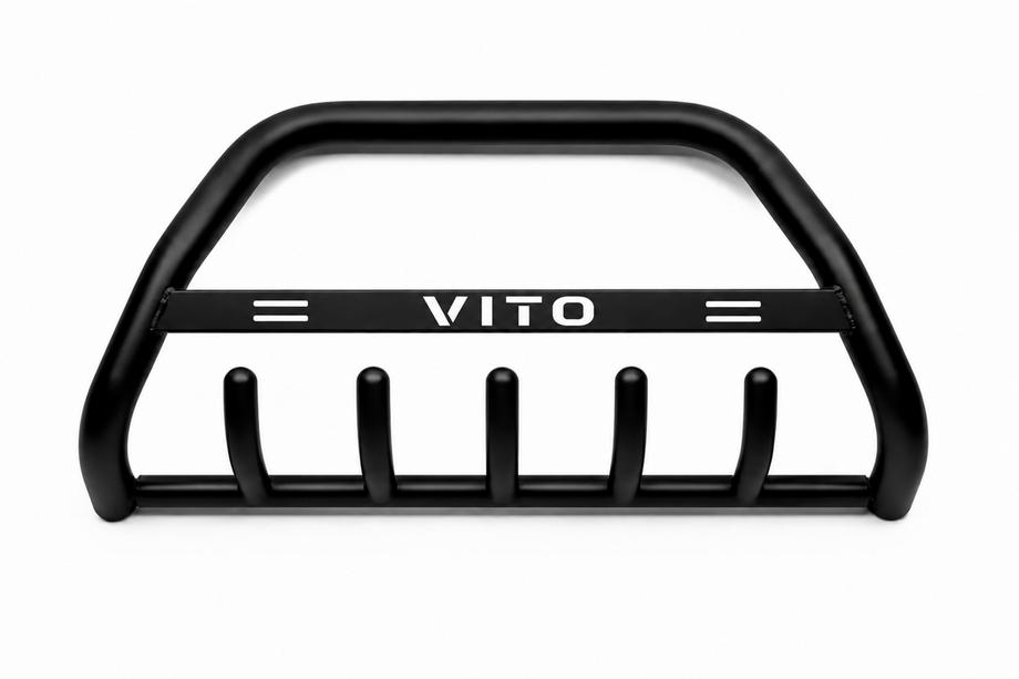 Mercedes Vito/V-klasse W447 2014– Bullbar WT004 Black (RVS) Image