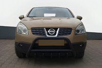 Nissan Qashqai 2007–2010 Bullbar WT003 Black (RVS) foto 1