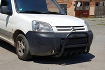 Peugeot Partner 1996–2008 Bullbar WT003 Black (RVS) foto 3