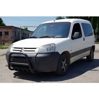 Bullbar WT003 Black (RVS) Peugeot Partner 1996–2008 foto 1