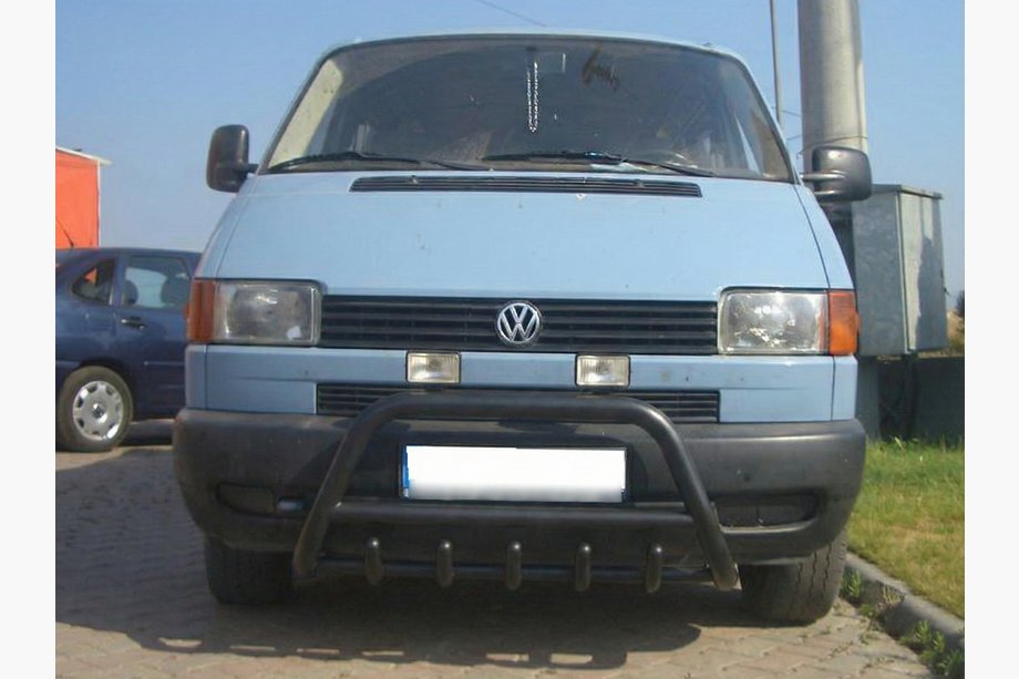 Volkswagen T4 Caravelle/Multivan 1990–2003 Bullbar WT003 Black (RVS) Image
