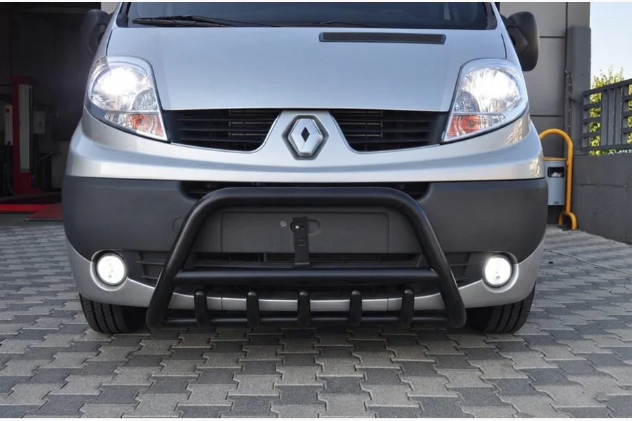 Opel Vivaro 2001–2015 Bullbar WT003 Black (RVS) Image
