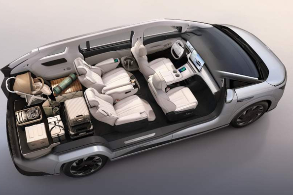 Review van XPeng X9: futuristische elektrische MPV voor gezinsreizen Foto 6