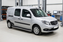 Mercedes Citan 2013–2021 Maydos V1 side steps (set van 2, aluminium/RVS) foto 1