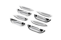 Mercedes S-class W140 1991–1998 Chrom deurgreepschalen (set van 4, kunststof) foto 2