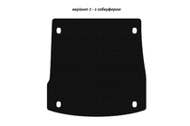 Alfa Romeo Stelvio 2016– Rubberen kofferbakmat Carsuit V-1 (met subwoofer, zwart) foto 1