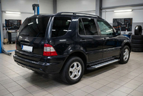 Mercedes ML W163 1997–2005 Side steps Line (2 stuks, aluminium) foto 1