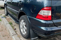 Mercedes ML W163 1997–2005 Duru side steps (2 stuks, aluminium) foto 1