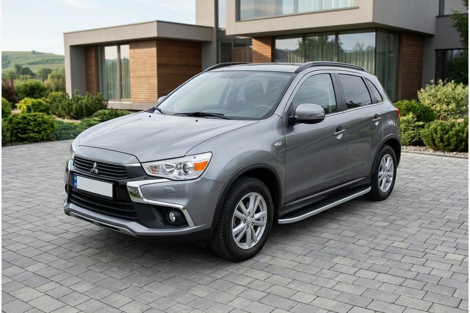 Mitsubishi ASX 2010–2023 Side steps Tayga Grey (set van 2, aluminium) Image