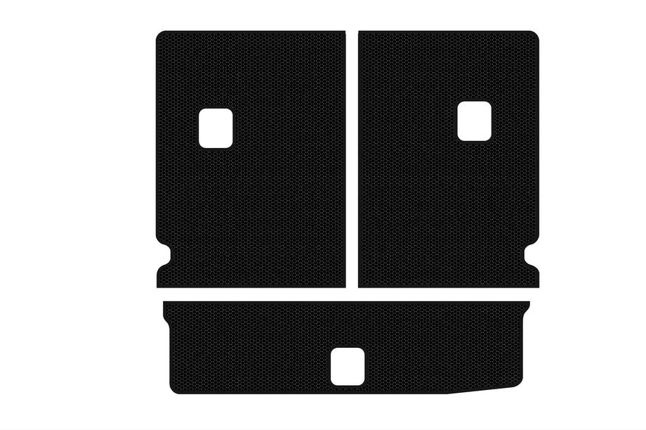 Chevrolet Orlando 2010–2018 Rubberen kofferbakmat Carsuit V-1 (Zwart) Image