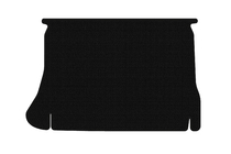 Daewoo Lanos 1998–2017 Rubberen kofferbakmat Carsuit (HB, zwart) foto 1