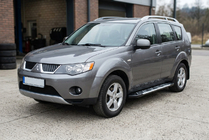 Mitsubishi Outlander 2006–2012 Sunrise side steps (set van 2, aluminium) foto 1