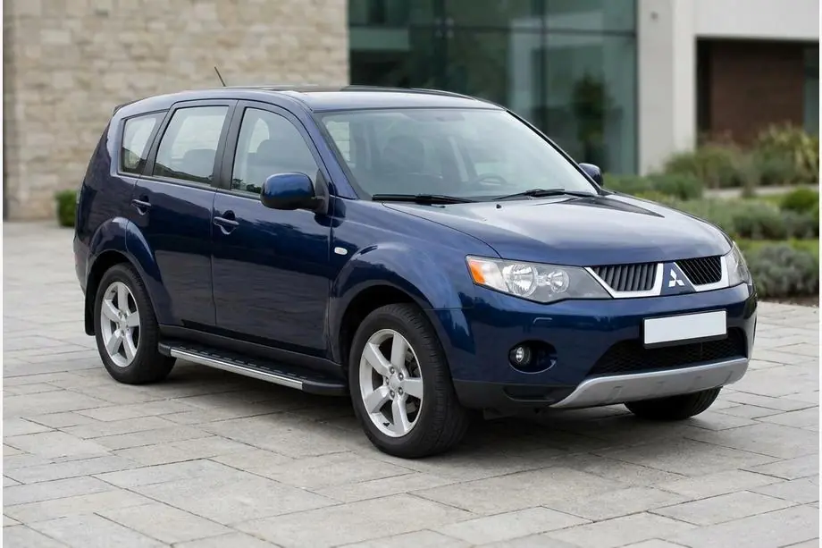 Mitsubishi Outlander 2006–2012 Duru side steps (2 stuks, aluminium) Image
