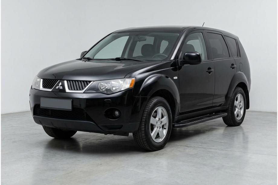 Mitsubishi Outlander 2006–2012 Bosphorus Black side steps (2 st., aluminium) Image