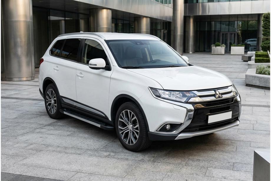 Mitsubishi Outlander 2012–2021 Zijtreden RedLine V1 (2 stuks, aluminium) Foto 1