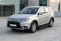 Mitsubishi Outlander 2012–2021 Bosphorus Black side steps (2 st., aluminium) foto 1