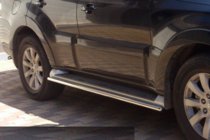 Mitsubishi Pajero Wagon IV 2006–2021 Sidebars (2 stuks, RVS) foto 2