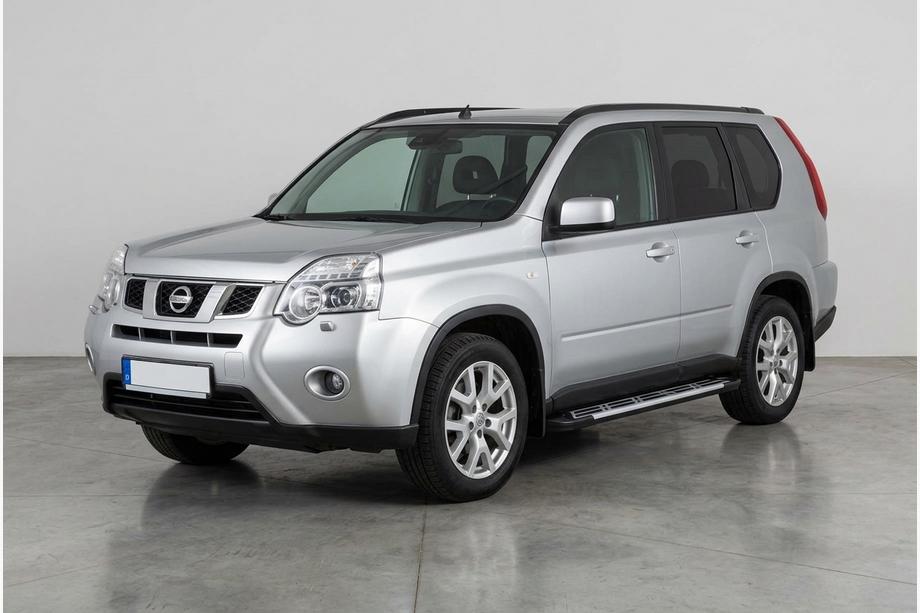 Nissan X-trail T31 2007–2014 Sunrise side steps (set van 2, aluminium) Image