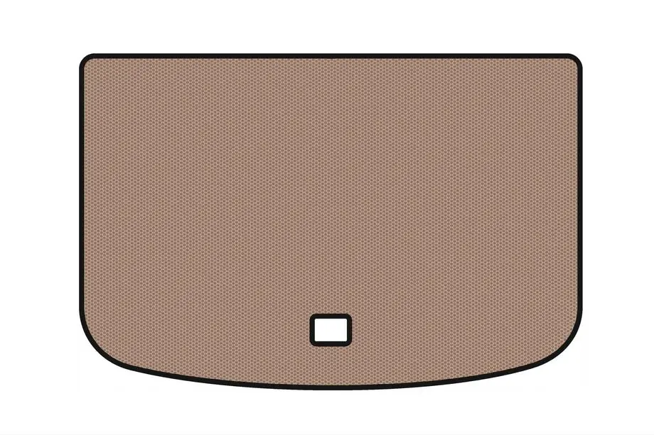Audi A1 2010–2018 Rubberen kofferbakmat Carsuit (HB, 3-deurs, beige) Image