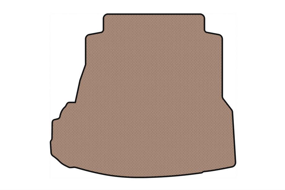 Audi A4 B5 1994–2001 Rubberen kofferbakmat Carsuit (Sedan, beige) Foto 1