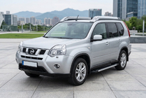 Nissan X-trail T31 2007–2014 Zijtreden RedLine V1 (2 stuks, aluminium) foto 1