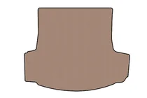 Audi A8 1994–2002 Rubberen kofferbakmat Carsuit V-1 (Sedan, beige) foto 1