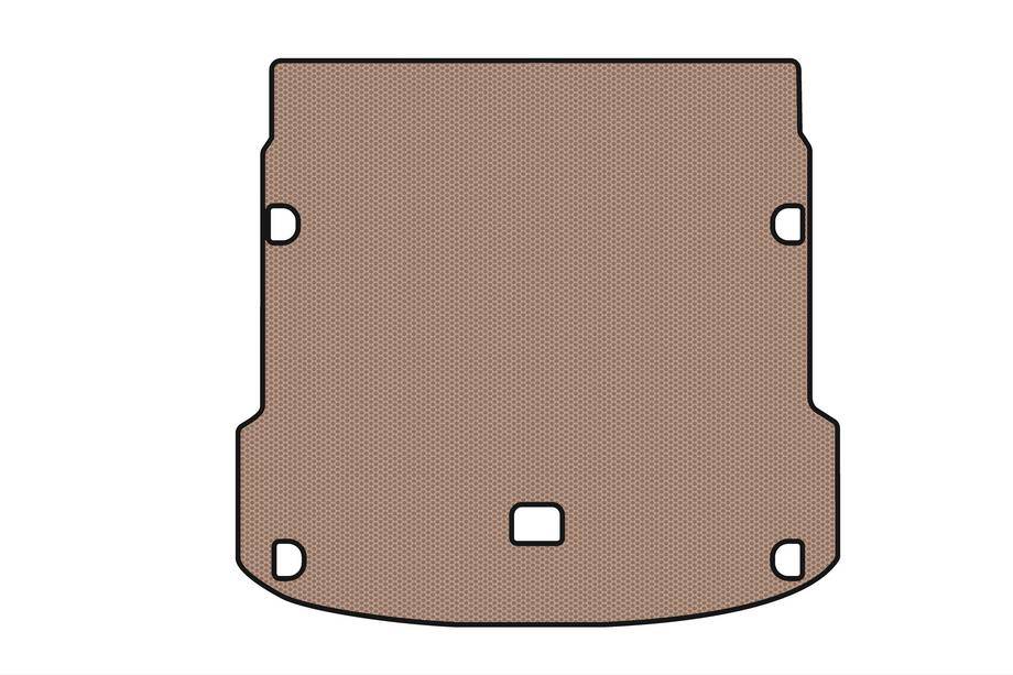Audi e-Tron 2018–2022 Rubberen kofferbakmat Carsuit (Beige) Foto 1