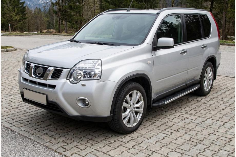 Nissan X-trail T31 2007–2014 Duru side steps (2 stuks, aluminium) Image