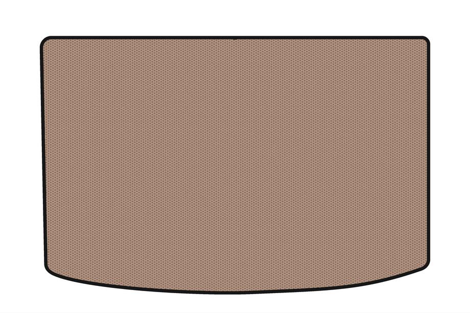 Chevrolet Tacuma/Rezzo 2000–2008 Rubberen kofferbakmat Carsuit (Beige) Image