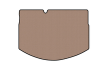 Citroen C-3 2009–2016 Rubberen kofferbakmat Carsuit (HB, beige) foto 1
