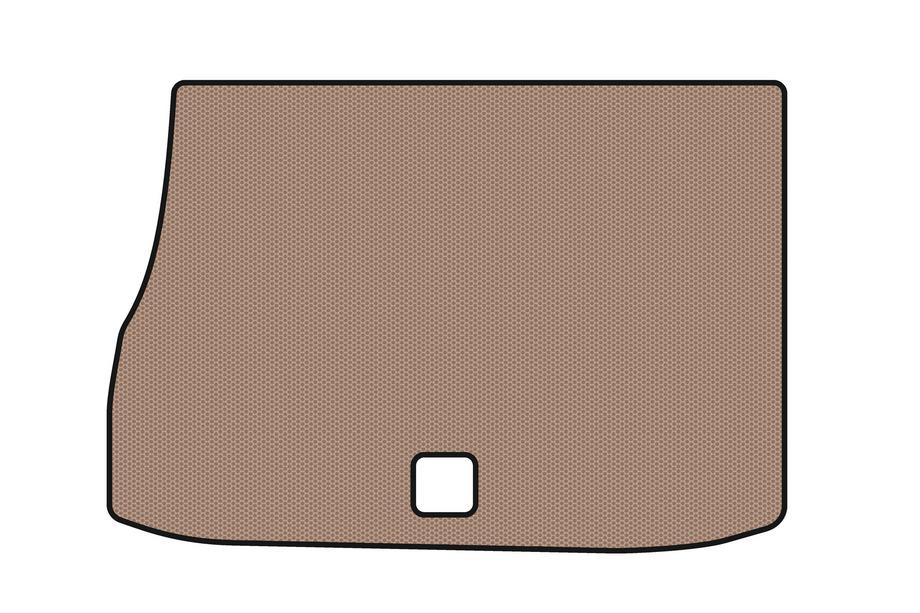 Citroen DS-5 2011–2015 Rubberen kofferbakmat Carsuit (HB, Hybride/automaat, beige) Image