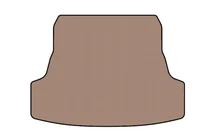 Daewoo Nubira 1997–1999 Rubberen kofferbakmat Carsuit (SD, beige) foto 1