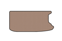 Fiat 500/500L 2013–2022 Rubberen kofferbakmat Carsuit (Voor 500, Електро, beige) foto 1