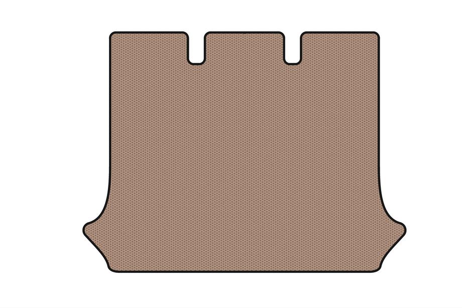 Fiat Doblo I 2001–2005 Rubberen kofferbakmat Carsuit (Beige) Image