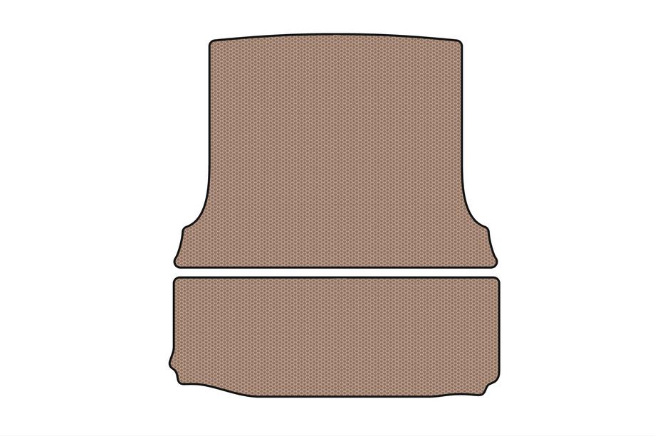 Fiat Fiorino/Qubo 2008–2024 Rubberen kofferbakmat Carsuit (Cargo, beige) Image