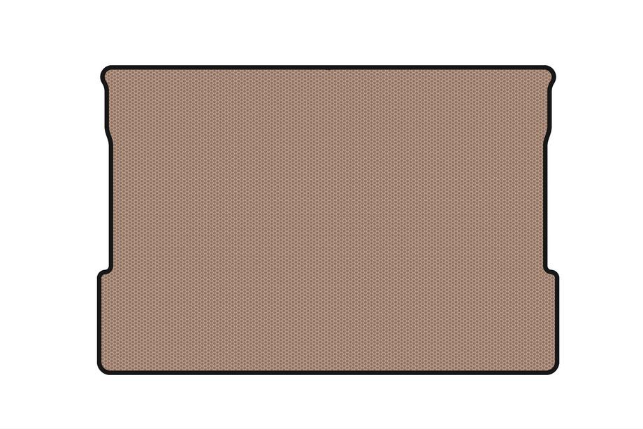 Ford Courier 2014–2023 Rubberen kofferbakmat Carsuit (Beige) Foto 1