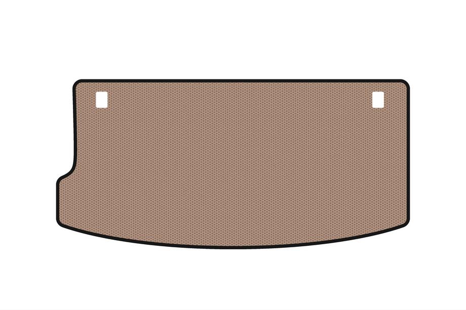 Hyundai I-10 2008–2013 Rubberen kofferbakmat Carsuit (HB, beige) Image