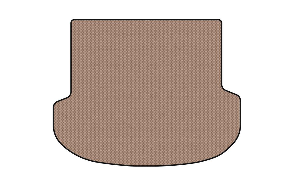 Hyundai Santa Fe 4 2018–2023 Rubberen kofferbakmat Carsuit (2020-2023, beige) Image