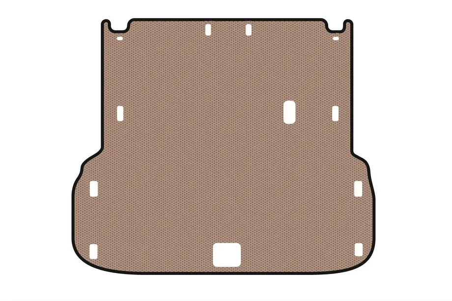 Infiniti QX60 2016–2021 Rubberen kofferbakmat Carsuit (tot 2e zitrij, beige) Image