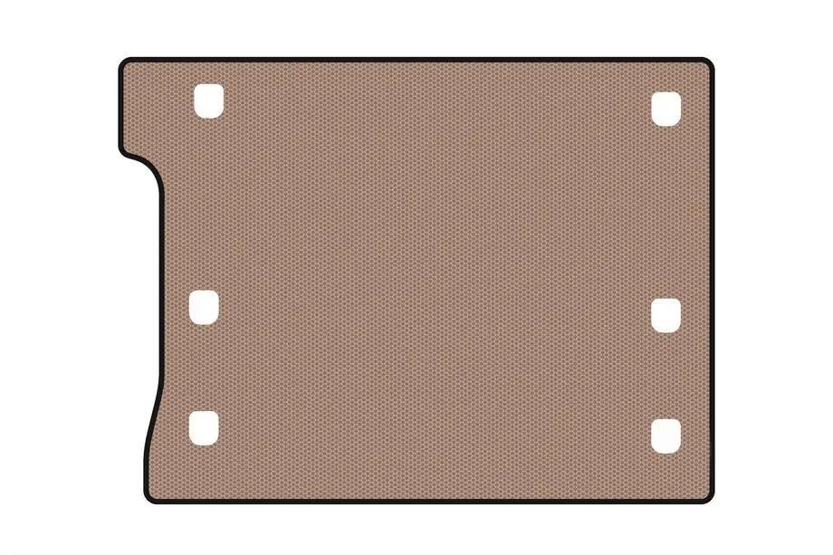 Jeep Wrangler 2018– Rubberen kofferbakmat Carsuit (Rubicon Unlimited/5-deurs, beige) Image