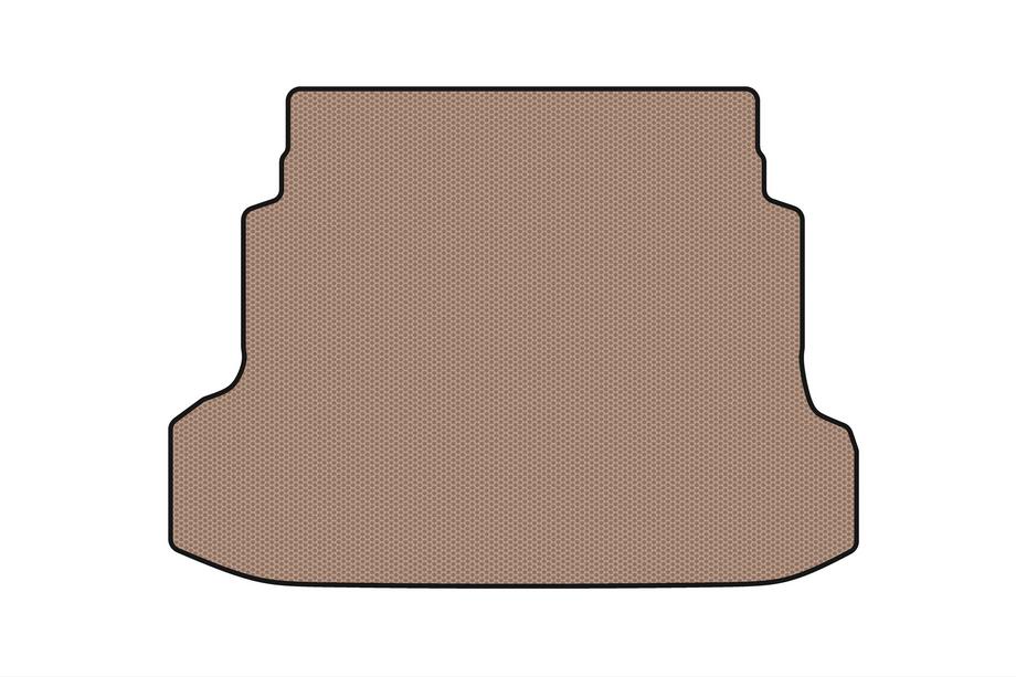 Kia Cerato 2 2010–2013 Rubberen kofferbakmat Carsuit (SD, beige) Foto 1