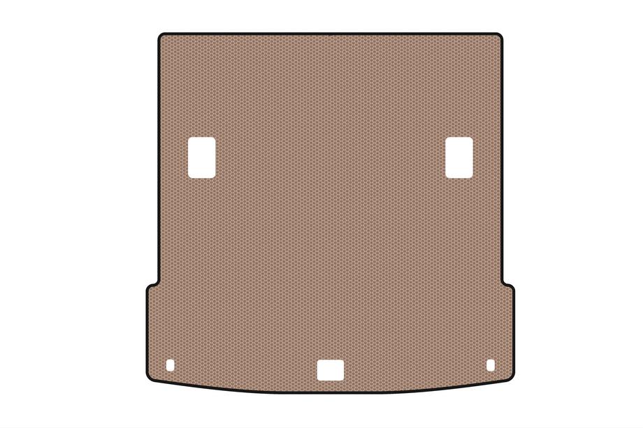Kia Mohave 2008–2016 Rubberen kofferbakmat Carsuit (Beige) Foto 1