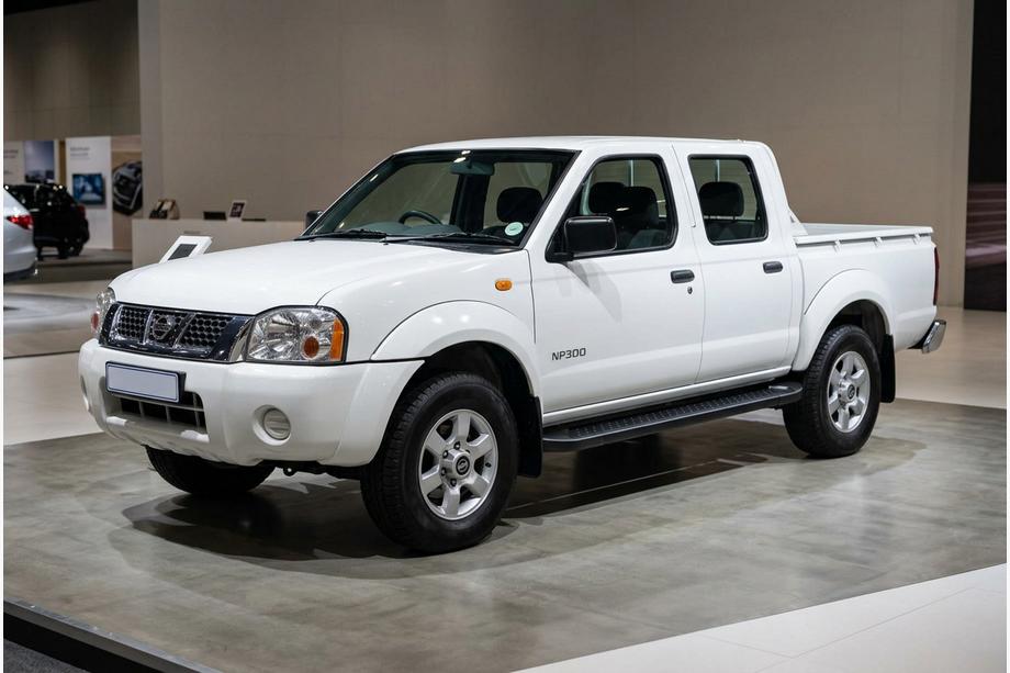 Nissan NP300 1999–2015 Allmond Black side steps (2 st., aluminium) Image