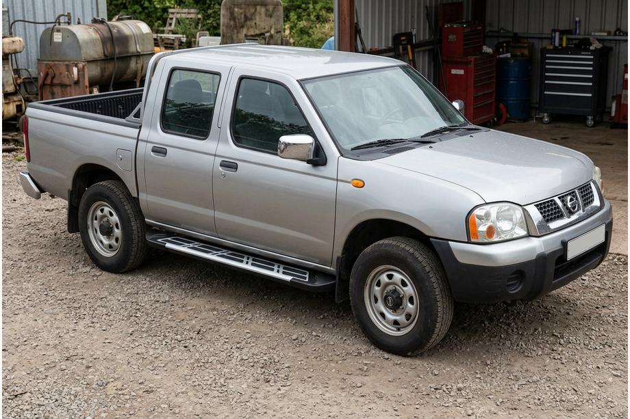 Nissan NP300 1999–2015 Sunrise side steps (set van 2, aluminium) Image