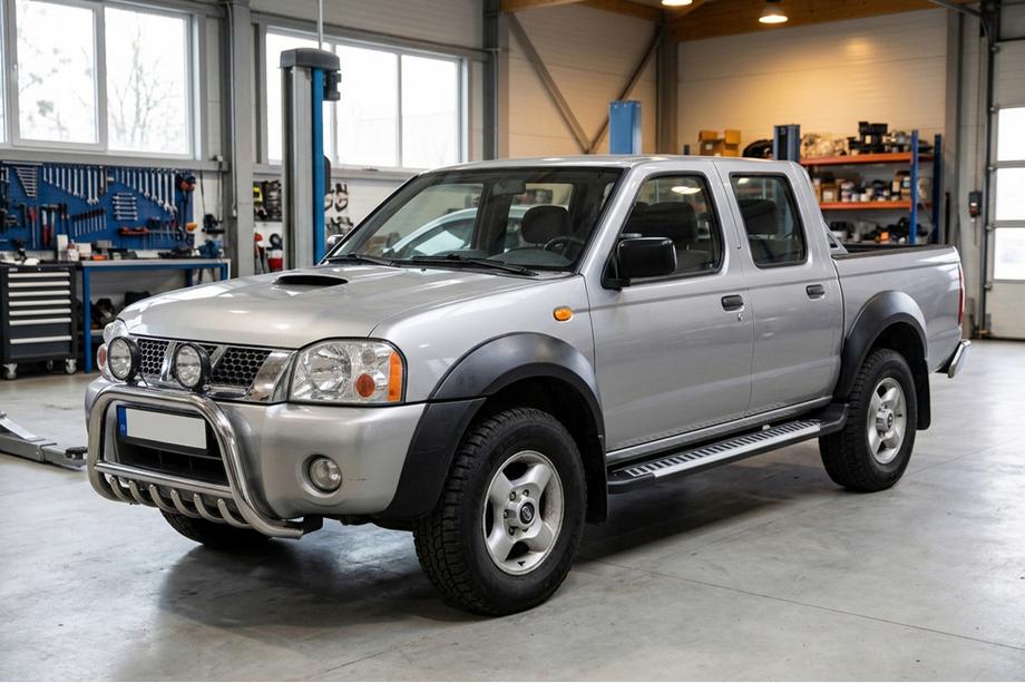 Nissan NP300 1999–2015 Side steps Line (2 stuks, aluminium) Image