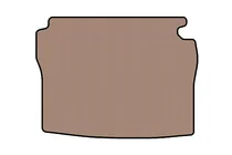 Mercedes S-klasse W126 1979–1991 Rubberen kofferbakmat Carsuit (SD, korte wielbasis, beige) foto 1