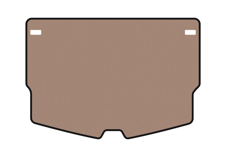 Nissan Note 2012–2020 Rubberen kofferbakmat Carsuit (HB, beige) Image